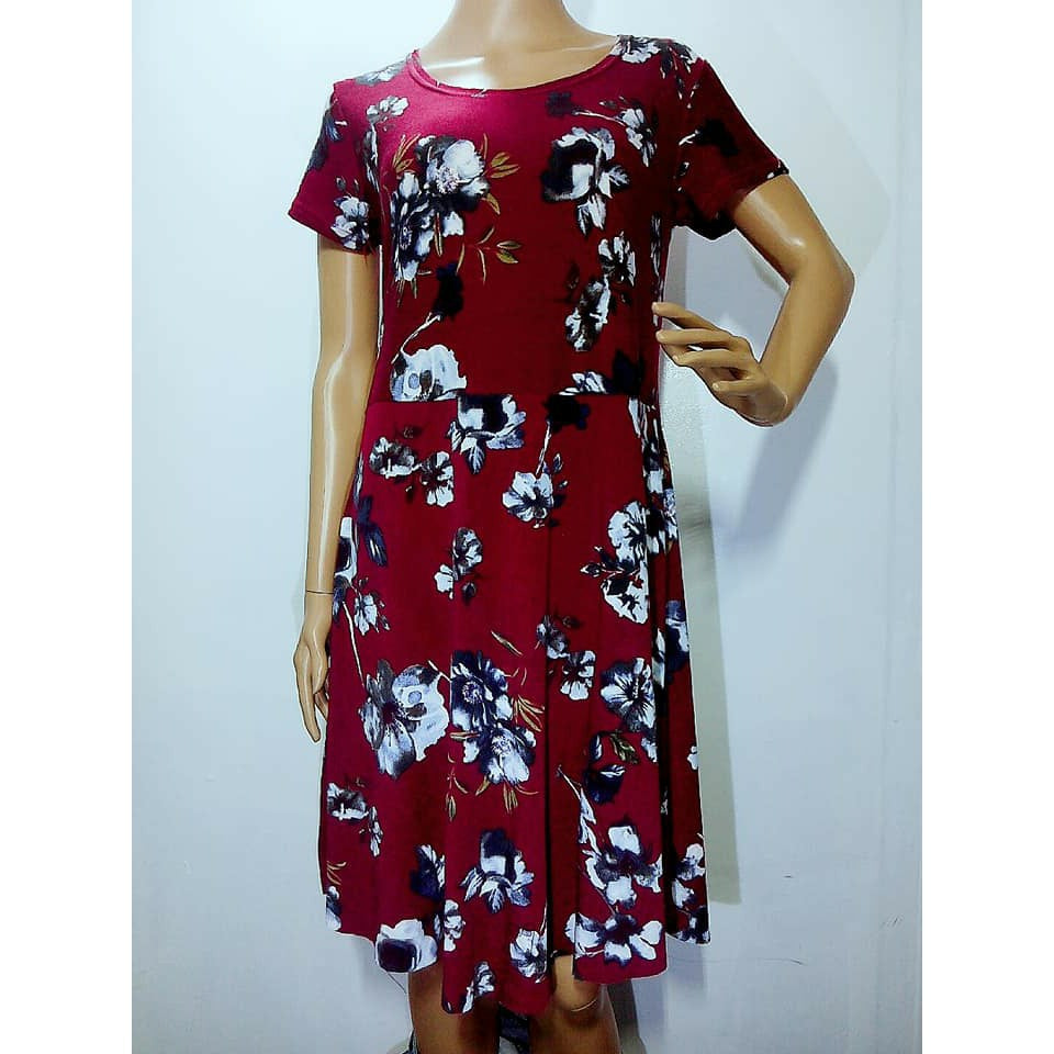 2019 Mini Dress Printed Musim Panas